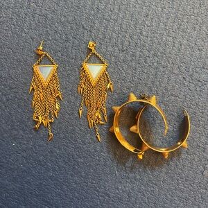 A peace treaty earrings - 2 for the price of 1!